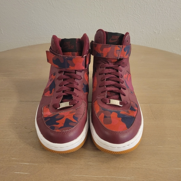 Womens Air Force 1 Ultra Force Mid 'Camo Print' Size 8.5 - Picture 2 of 12